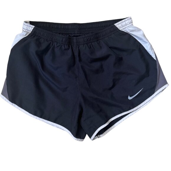 Nike Dri-FIT Running Shorts Black Gray White Women's Size Small - Picture 4 of 8